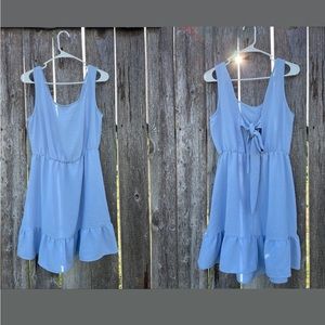 Vértice Baby Blue Dress. Size Large.